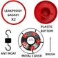 Hummingbird Feeder Base Replacement Parts Set Bottom Moat Hook Brushes and A Replacement Seal Ring Accessories Set (Black-1)