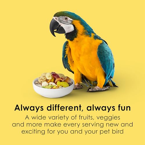 Kaytee Fiesta Macaw Food, Nutritious and Fun Blend, Supports Skin, Feather, Digestion, Brain and Heart Health, 4.5 pounds