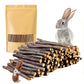 600g Organic Apple Sticks Small Animals Molar Wood Treats Toys for Chinchillas Guinea Pig Rabbits Hamster Gerbil Parrot Bunny Chew Stick Toys, 21.2 OZ