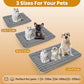Self Warming Cat Bed, 22x16 Inch Reversible Two-Sided Use Self Heating Mat for Cats and Dogs, Washable Pets Crate Pad for Indoor & Outdoor Use, Non-Slip & Cozy Flannel Base