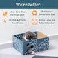 Extra Large Cardboard Cat Scratcher with Refillable Double-Sided Scratch Pad, No‑Mess Cat Scratching Box for Indoor Cats