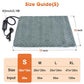 GASUR Heated Cat Bed, Waterproof Cat Heating Pad with Timer Temperature Adjustable, Indoor Heated Electric Pet Bed for Cats Dogs, Auto Power-Off, Anti-bite Pet Heated Pad, 18''x16'', Small