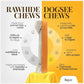 Dogsee Yak Cheese Himalayan Dog Chews 1lb (Medium - 6 Bars), 100% All Natural, 60% Protein, Dog Treats Medium Breed, Yak Chews Long Lasting for Aggressive Chewers, Raw Hide Free