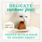 Fancy Feast Gems Pate Cat Food Mousse With Tuna and a Halo of Savory Gravy Cat Food - (Pack of 8) 4 oz. Boxes