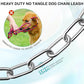 Heavy Duty Dog Chain for Yard-15FT Metal Dog Chain Leash Chew Proof,Long Dog Lead for Outside with Strong Swivel Hook,Outdoor Dog Runner for