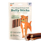 WOOF Bully Sticks Dog Treats - Chew Sticks for Dogs - Long-Lasting Dog Chew Treats - Made with Free-Range, Grass-Fed Beef - 6" Sticks - 5pk