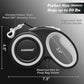 Retractable Dog Leash with Stainless Steel Anti-Chew Cable for Small & Medium Dogs up to 50 lbs | 16 ft Strong Nylon Reflective Tape | Quick Lock