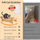 Cat Scratch Pad with Replacement Scratching Felt, Large Cat Scratcher Bed Hammock Lounge for Scratching Pad, Protects Furniture,Kittens Gifts
