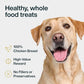 Just Food for Dogs Single Ingredient Healthy Dog Treats and Dog Snacks, Jerky Treats, Human Grade, Preservative and Grain Free, Rawhide Free Chews, Low Calorie Treat - Chicken Breast, 5 oz