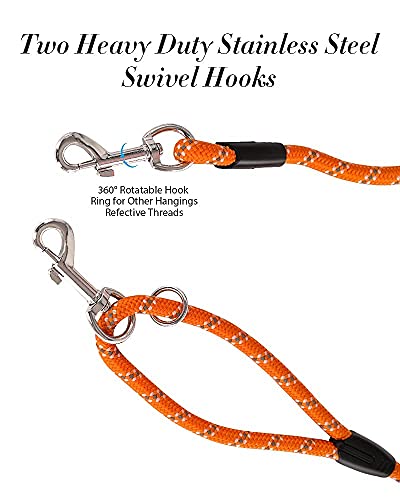 Long Dog Leash for Training 10FT/16FT/20FT/30FT/50FT/100FT, Reflective Tie Out, Heavy Duty Dog Lead for Large, Medium & Small Dogs - Outside Walking