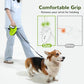 Pecute 32ft Retractable Dog Leash with Reflective Strips, 360° Tangle-Free, One-Button Control & Sturdiness Nylon Material, Long Leash Retractable