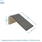 Best Pet Supplies Catify Cat Scratcher, Fun Interactive Scratchers, Posts, Poles, Claw Safe, Furniture Saver Indoor Play Support Natural Cat Behaviors Heavy Duty - Ramp (Gray)