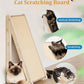 26.4'' Sisal Cat Scratcher Ramp for Indoor Large Cats, Vertical Scratching Post, Wooden Cat Furniture