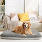 Dog Bed for 150 Pounds Dogs, Super Comfy Large Bed, 47 Inches Orthopedic Sleeping Mattress for XL Dogs, Jumbo Size with Anti Slip Bottom, with Removable and Washable Cover