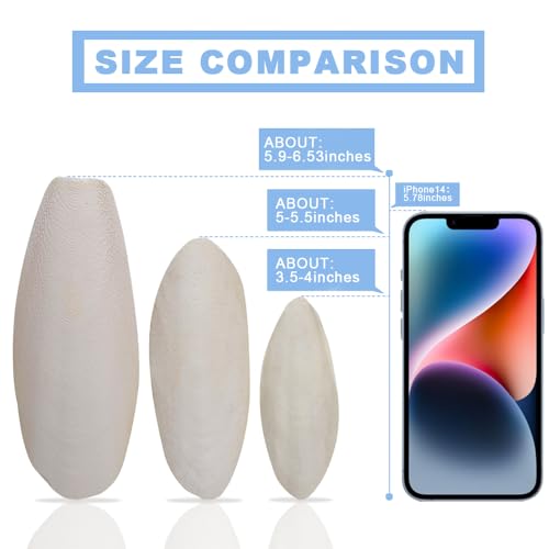 Jmxu's 3.5"-4" Cuttlebone for Birds Parakeets, Cuddle Bone with Metal Clip, Cuttlefish Bone for Sharp Beaks, Natural Birds Calcium for Parrots Cockatiels Tortoises, 4 Pcs