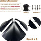 Garbuildman Squirrel Baffle for Bird Feeder Pole, Outside Pole Mount Bird House Guard for Outdoor Shepherd’s Hook, 19 Inch Diameter, 1 Pack