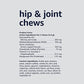 Basics Dog Hip & Joint Daily Supplement Chews with Glucosamine, MSM, and Vitamin C, Duck Flavored, 120 Count (Previously Solimo)