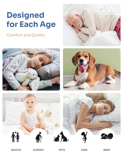 Washable Bed Pads 36" x 72" - 2 Pack, Grey, Waterproof Bed Pads for Incontinence, Bed Wetting Pads for Bed, Sofa, Floor, Resuable Underpads for Adults, Seniors, Pet
