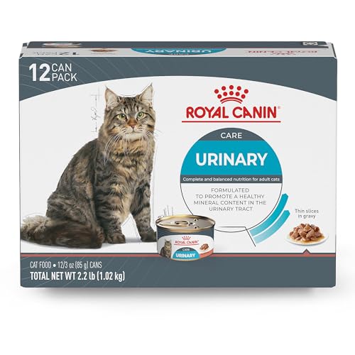 Royal Canin Feline Care Nutrition Urinary Care Adult Thin Slices in Gravy Cat Food, 3 oz (Pack of 12)