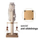PEEKAB Cat Scratching Post Sisal Scratch Posts for Indoor Kittens and Cats,with Interactive Tracking Toys Suitable for Vertical Scratcher of Small and Medium-Sized Cats 25 Inches Beige