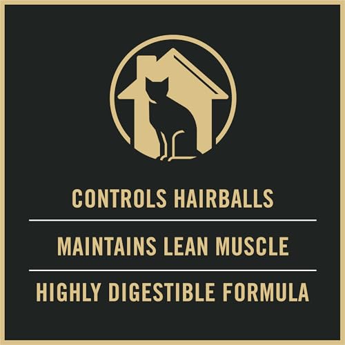 Purina Pro Plan Hairball Management, Indoor Cat Food, Salmon and Rice Formula - 7 lb. Bag