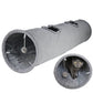 Cat Tunnel for Indoor Cats, 51×12 inch Foldable Big Cat Tunnel, Grey Suede Pet Tunnels with Two Peepholes and a Bubble Ball