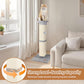 Cat Scratching Post 33 inch for Indoor Cats, High Cat Scratch Post Grey, Cat Tree for Full-Body Stretching, Protect Your Furniture