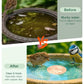 Bird Bath Purification Disk Pure Copper Outside Winter Solar Power Birdbath Heater Deicer Cage Hanging Bowl Metal Warmer Deck Railing Glass Concrete Ceramic Stone Stand Outdoor Fountain Station