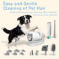 Dog Grooming Kit, Pet Grooming Vacuum with Pet Clipper Nail Grinder, Dog Hair Vacuum with 6 Pet Grooming Tools for Dogs Cats Shedding Grooming