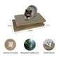 3-Pack WRBTA Cardboard cat Scratcher,L Shape Cat Scratch Pad Wall Mounted, Cat Scratching Cardboard with Ball Toy for Indoor, Cardboard Cat Scratcher with Double-Sided Usability.cat Scratching Post