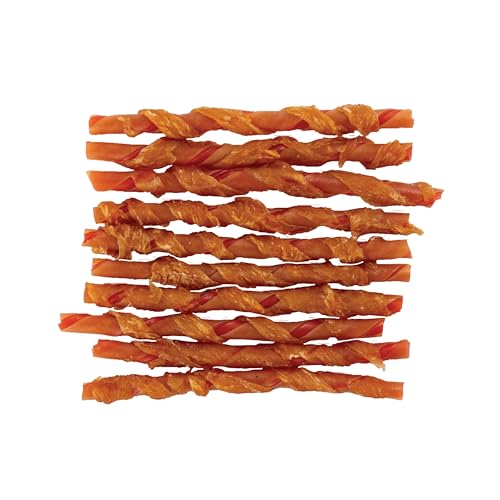 SmartBones Twists Wrapped with Chicken Made with Real Water Buffalo, 30 Count, Rawhide-Free Chews for Dogs, 7.40 Ounce (Pack of 1)