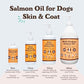 Natural Dog Company Wild Alaskan Salmon Oil Formula with Omega 3, Fish Oil for Dogs Supplement, Skin & Coat Dog Oil, Itchy Relief, Immune Support for Joints & Heart, Liquid Food Topper, 16 oz.
