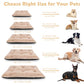 JOEJOY Large Dog Bed Crate Pad, Deluxe Plush Washable Dog Beds Fulffy Soft Kennel Pad Anti-Slip Pet Sleeping Mat for Extra Large Medium Small Dogs, 40" x 27", Beige