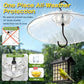 Gtongoko Baffles for Bird Feeders, 12 Inch One-Piece Cover for Rain Guard, Bird Feeder Squirrel Guard, Full Protection for Outdoors, Chew-Proof PC, Pack of 1, Transparent