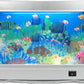 Tokenkuko Fake Motion Fish Tank Mini Aquarium, Artificial Tropical Decorative Lamp Night Light with Moving Fish, Gift for Kids(US Plug)