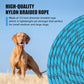lynxking Long Dog Leash Reflective 15ft 30ft 50ft Check Cord Training Lead Padded Handle Heavy Duty Rope for Puppy Small Medium Large Dogs (Light