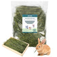 Premium Oat Hay for Pets - Dust Free Natural Green Fresh Pet Food Hay for Rabbits, Guinea Pigs, Chinchillas, Hamsters & Gerbils - 1.1lbs