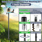 Gtongoko Smart Bird Feeder Pole 1-Inch Dia 79 Inch Bluebird House Pole for Outdoors Weather Station Heavy Duty Metal Mounting Kit Adjustable Bird Feeder Stand Black