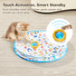 Potaroma Interactive Cat Toys, Fast Moving Ball in Play Mat, Automatic Motion Activated Ball Hide and Seek for Indoor Exercise Kicker, Animal