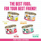 Weruva BFF Minced Natural Wet Cat Food, Batch O Besties Variety Pack, 3oz Can, Pack of 12