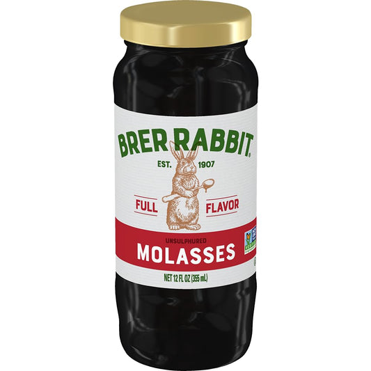 Brer Rabbit Unsulphured Molasses, Full Flavor, 12 Ounce