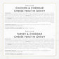 Purina Fancy Feast Delights with Cheddar Grilled Chicken, Turkey or Whitefish and Cheddar Cheese Feast in Gravy Wet Cat Food Variety Pack - (Pack of 24) 3 oz. Cans