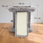 17.1-inch Small Cat Tree Tower with Scratching Post for Indoor Cats,Light Grey