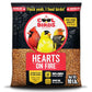 Hearts on Fire Hot Bird Seed – 10 lb. 100% Hulled Sunflower Hearts with Chili Pepper Oil – No Waste Bird Seed for Outside Feeders