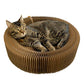 Cat Scratcher Lounge Bed - Collapsible Round Shape for Big cat