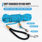 lynxking Long Dog Leash Reflective 15ft 30ft 50ft Check Cord Training Lead Padded Handle Heavy Duty Rope for Puppy Small Medium Large Dogs (Light