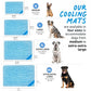 INSPECTOR TAIL Dog Cooling Mat, Indoor & Outdoor, Large Self Cooling Pad | No Freeze Needed, Breathable, Washable, Portable Cooling Mat for Dogs with