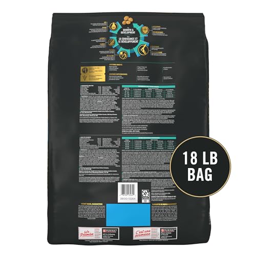 Purina Pro Plan Large Breed Dry Puppy Food, Chicken and Rice Formula - 18 lb. Bag