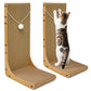 Value 2-Pack 23.6 Inch L-Shaped Cardboard Cat Scratcher, Dual Use (Vert/Horiz) Scratch Pad with Toy Balls, Wall-Mountable Furniture Protector Cat Scratchers for Indoor Cats, Couch & Wall