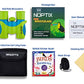 Binoculars for Kids, Girls or Boys Real Kids Binoculars in Vibrant Green Blue - Includes Sticker Book with 40 Bird Species - Small Toys for Toddlers